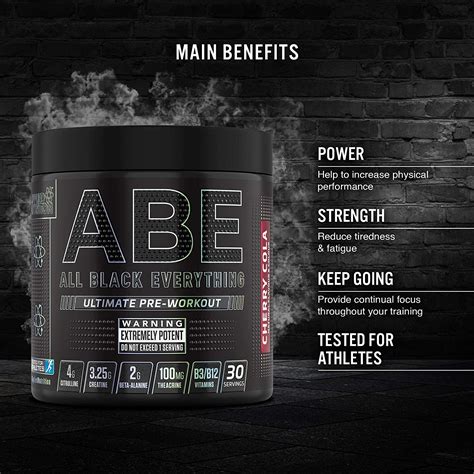 Abe All Black Everything By Applied Nutrition Wave Nutrition