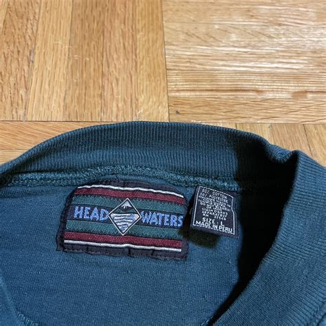 Vintage Headwaters Tag Rogue River All Embroidered Depop