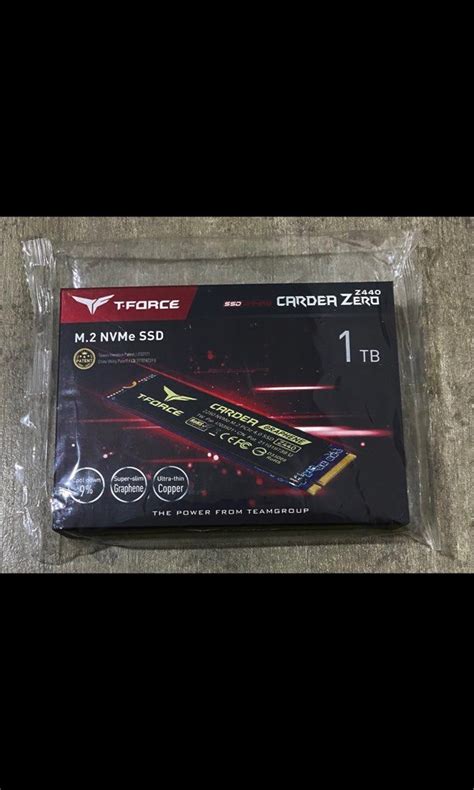 TEAMGROUP T Force Cardea Zero Z440 1TB NVMe PCIe Gen4 X4 M 2 2280 Solid