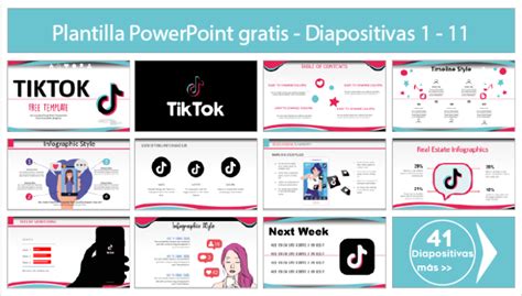 Plantilla Powerpoint De Tiktok Plantillas Power Point Gratis