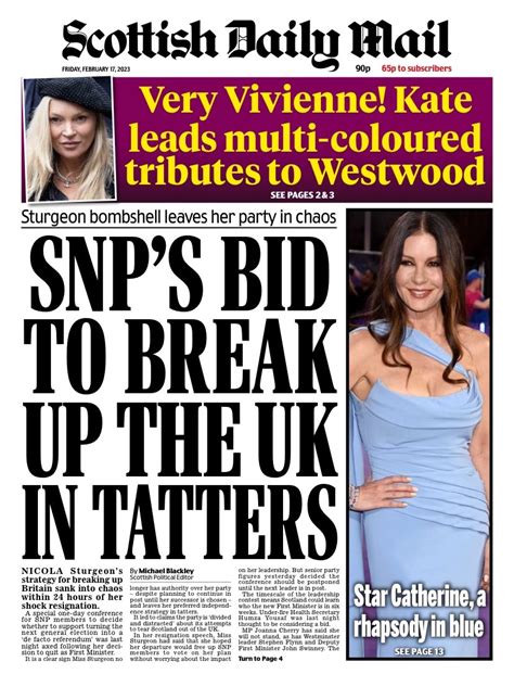 Allie Hodgkins Brown On Twitter Fridays Scottish Daily Mail Snps