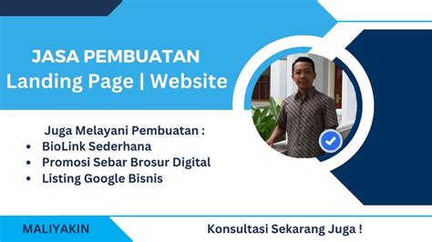 Jasa Pembuatan Landing Page Dan Website Murah