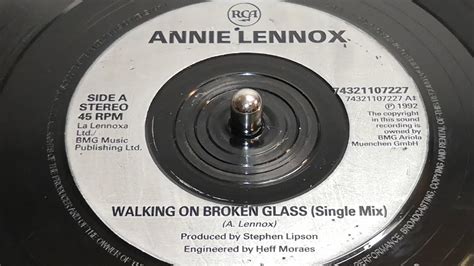 Annie Lennox Walking On Broken Glass 1992 7 Single Youtube