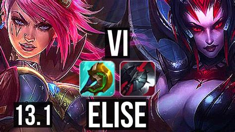 VI Vs ELISE JNG 5 2M Mastery 9 1 5 1800 Games Legendary KR