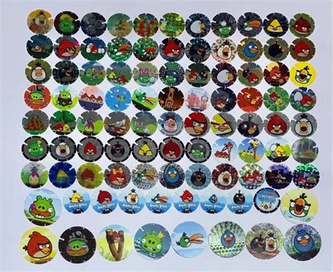 95 Tazos Angry Birds Del 2012 Usados L 135 MercadoLibre