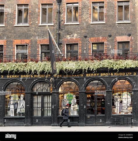 Window And Frontage Of Berry Brothers And Rudd St Jamess St London