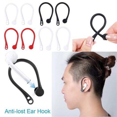 1pair Protective Earhooks Compatible For Airpods 12 Generation Anti