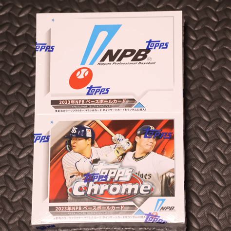 Yahooオークション Topps 2023 Npb Chrome Baseball Card Box Npb