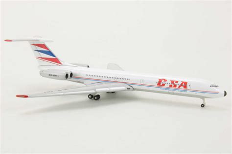 Ilyushin IL 62M CSA Czechoslovak Airlines OK JBI Herpa 527194 1 500