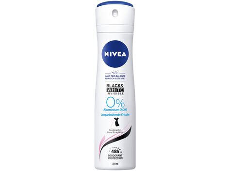 Nivea Deo Spray Black And White Invisible 0 Aluminium150 Ml