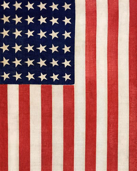 Rustic American Flag Vintage Wall Art Print | Etsy