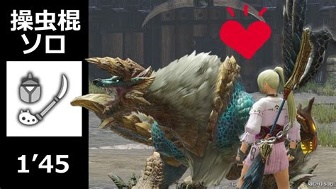 【mhrise】 ジンオウガ、かわいいねぇ 操虫棍 ソロ 【青いヒーローの頼れる相棒】 Zinogre Is So Cute Insect