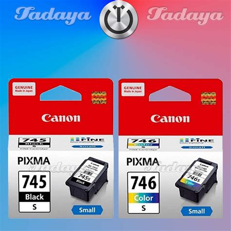 Jual Cartridge PG 745s Black CL 746s Colour Small Original Canon