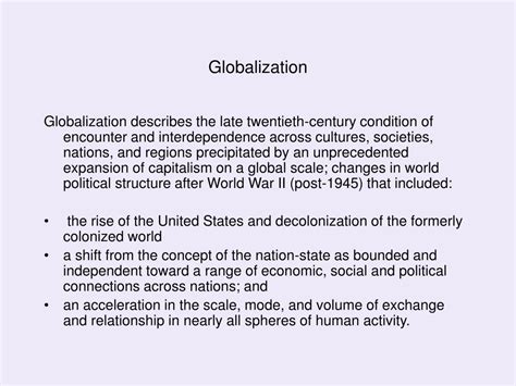 Ppt Media And Globalization” Powerpoint Presentation Free Download