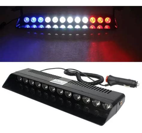 12 Luces Led Focos Policía Estrobos Emergencia Para Auto Meses sin