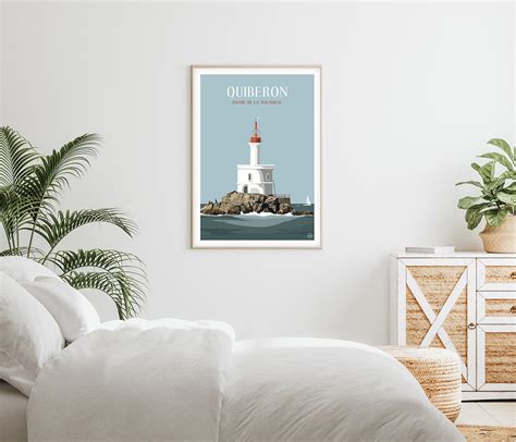 Affiche Phare De La Teignouse Quiberon Seaside Galerie