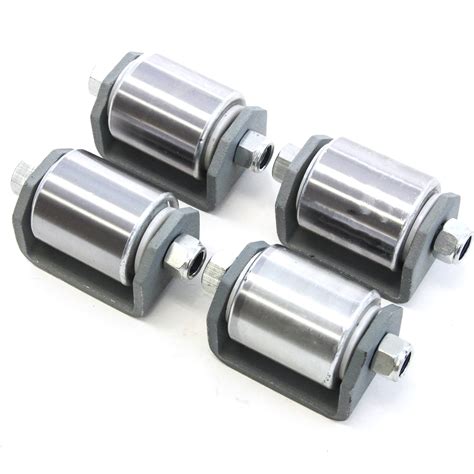 4 Heavy Duty Weld On Steel Micro 2 Inches Roller Heavy Duty Steel Mini