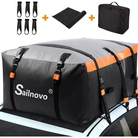 Sailnovo Coffre De Toit De V Hicule Sac De Toit Voiture Pour Voyage