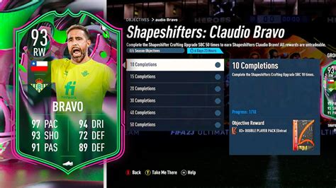 How To Complete Shapeshifters Claudio Bravo Objectives Fast Fifa