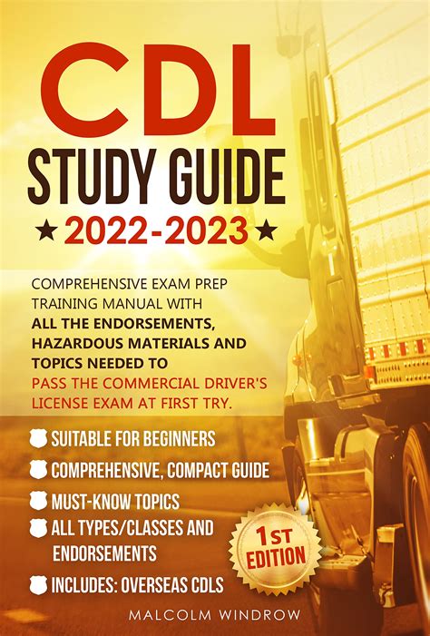 CDL Study Guide 2022 2023 Comprehensive Exam Prep Training Manual With