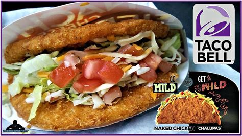 Taco Bell Wild Naked Chicken Chalupa Review Youtube