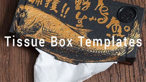 10 Tissue Box Templates And Designs Psd