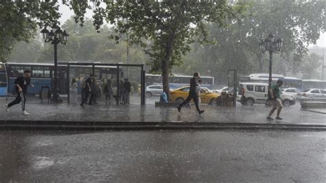 Ankara ve çevresindeki iller için kuvvetli yağış uyarısı dikGAZETE