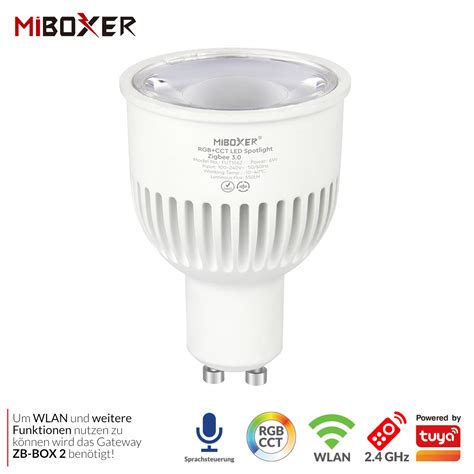 Led Spot Rgb Cct Zigbee W Gu Sockel Miboxer Fut Z