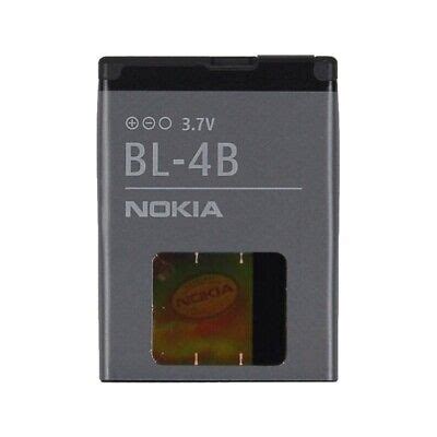 Nokia Batteria Ricambio Originale Bl 4b Litio Per 7070 Prism 7373 7500