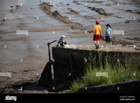 Slimbridge and Sharpness Canal Stock Photo - Alamy