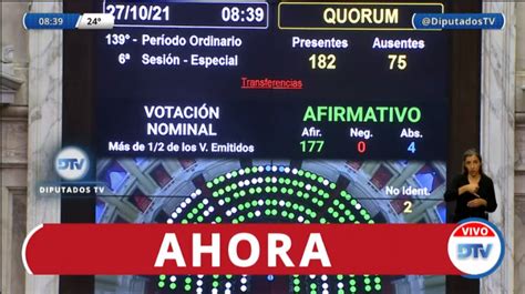 Diputados Dio Media Sanción Al Proyecto De Ley Para El Traspaso Del