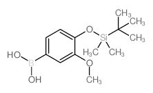 Ácido 4 terc butil dimetil silil oxi 3 metoxifenil borónico CAS
