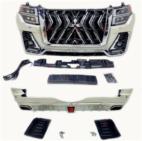 Body Kit For Pajero V V Hawk Facelift Front Bumper Grille Rear