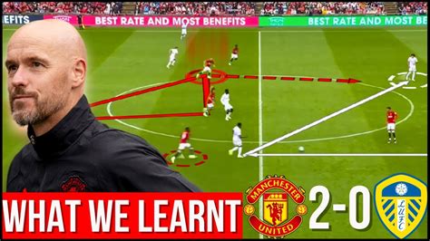 What We Learned From Manchester Uniteds First Preseason Match Youtube