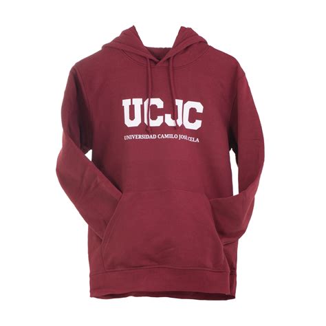 Sudadera con capucha logo UCJC grande UCJC Universidad Camilo José