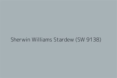 Sherwin Williams Stardew Sw 9138 Color Hex Code