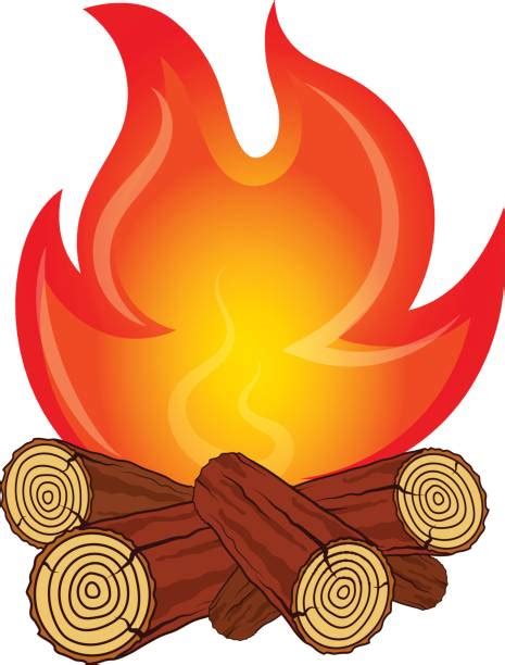 Cartoon Burning Wood Logs Illustrations Royalty Free Vector Graphics And Clip Art Istock