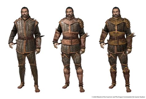 Artstation Leather Armor For Baldurs Gate 3 Baldurs Gate Leather