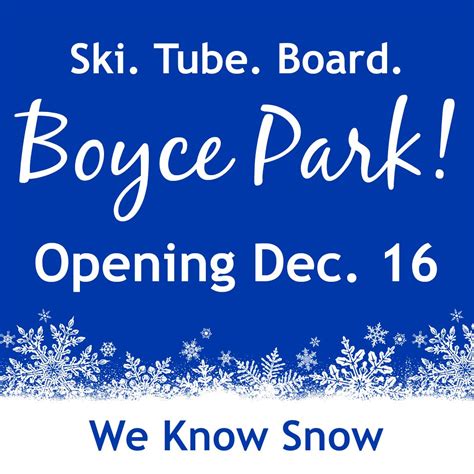 The Boyce Park ski slopes and snow tubing area open for the season on ...