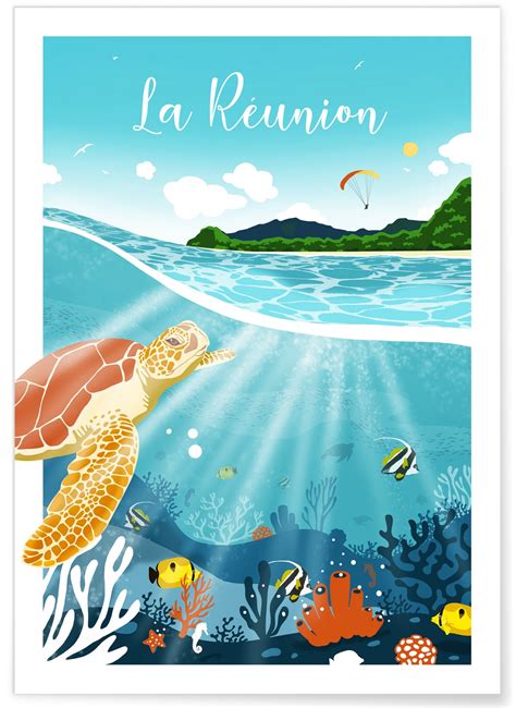 Affiche La R Union Affiche Murale Lafficherie