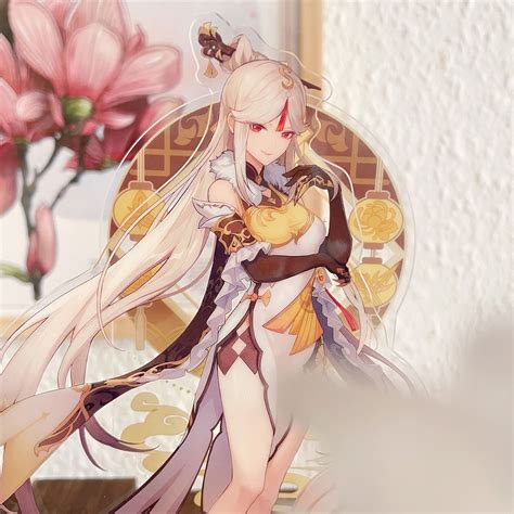 Genshin Impact Figura de Acrílico Ningguang Elbenwald