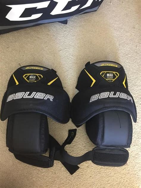 Bauer Supreme Senior Goalie Knee Pads Sold Hockey Other Sidelineswap