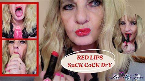 Lipstick Fetish Red Lips Sucking Your Cock Dry Hot Wife Jolee S Fetish Clips Clips4sale