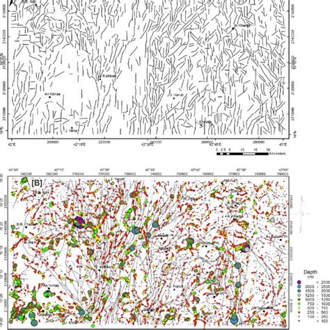 A Geophysical Lineaments Extracted From The Hgm Maps And Their