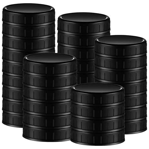 jar lids plastic storage caps  rubber seal replacement plastic lids