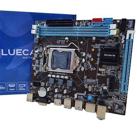 Placa Mãe Bluecase BMBB75 G3HGU M2 Crystal Informática