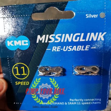 Jual Sambungan Rantai Kmc Speed Silver Reusable Missing Link Cl R