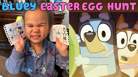 Bluey Inspired Easter Egg Hunt Easter Vlog Youtube