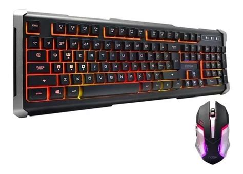 Combo Teclado Mouse Gamer Led Retroiluminado Nkb Mercadolibre