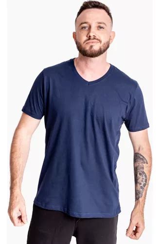 Camisetas Masculina Gola V Slim Algod O Premium Zaroc Mercadolivre